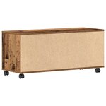 Meuble TV vidaXL en vieux bois 90x35x35 cm en bois d'ingénierie