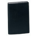 Agenda Affaires + Répert. Club noir ebene 10 x 15 cm Quovadis
