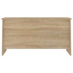 vidaXL Table basse chêne sonoma 102x55 5x52 5 cm bois d'ingénierie