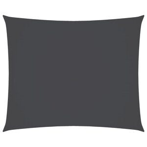 vidaXL Voile de parasol tissu oxford rectangulaire 3 5x4 5m anthracite