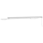 vidaXL Cadre de auvent Blanc 4 x 2 m