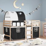 vidaXL Lit mezzanine enfants avec tunnel sans matelas 90x190 cm