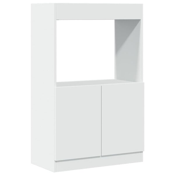 vidaXL Buffet haut blanc 63x33x100 cm bois d'ingénierie