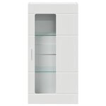 vidaXL Meuble mural Blanc 55 x 29 x 100 cm Bois d'ingénierie