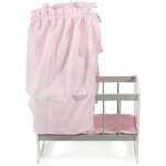 Bayer Chic 2000 515-95 - Stars - Lit pour poupée avec housse de couette et ciel Gris