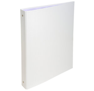 Classeur rembordé polypropylène 4 anneaux 30mm Blanc x 20 EXACOMPTA