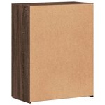 vidaXL Armoire de classement chêne marron bois d'ingénierie