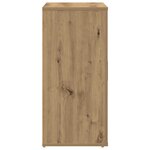 vidaXL Buffet chêne artisanal 80x33x70 cm bois d'ingénierie