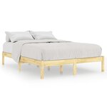 vidaXL Cadre de lit bois de pin massif 160x200 cm