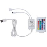 vidaXL Cadre de lit avec LED sans matelas vert tissu 90x200 cm