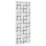 vidaXL Store enrouleur de douche avec cassette largeur du tissu 106 cm