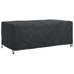 vidaXL Housse pour mobilier d'extérieur Noir 200 x 110 x 70 cm 420D