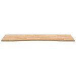 vidaXL Dessus de bureau non traité bois massif de chêne rectangulaire