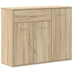 vidaXL Buffet Chêne sonoma 88x30x70 cm Bois d'ingénierie