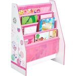 Bibliothàque à pochettes pour enfants - Rose