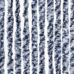 vidaXL Moustiquaire Bleu et blanc 56x200 cm Chenille