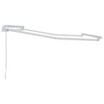 vidaXL Cadre de auvent Blanc 3.5 x 2 m Métal