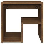 vidaXL Table de chevet Chêne marron 40x30x40 cm Bois d'ingénierie