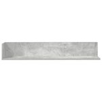 vidaXL Étagères murales 2 Pièces gris béton 100x16 5x16 5 cm