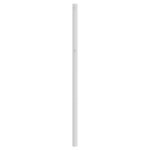 vidaXL Tête de lit métal blanc 193 cm