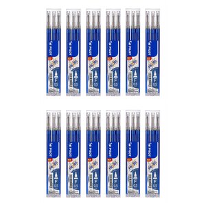 Set de 3 Recharges friXion Point et Clicker (BLS-FRP5) pointe fine Bleu x 12 PILOT