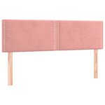 vidaXL Sommier à lattes de lit avec matelas LED Rose 140x200 cm