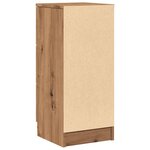 vidaXL Buffets 2 Pièces chêne artisanal 30x30x70 cm bois d'ingénierie