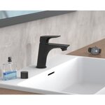 SCHÜTTE Mitigeur de lavabo BOSTON noir mat