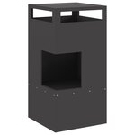 Feu de camp vidaXL Noir 50x50x100 cm Acier