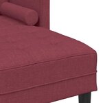 vidaXL Ensemble de Canapés Rouge vin 173 x 131 x 67 cm tissu