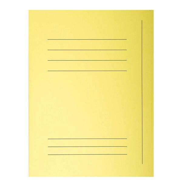 Paquet 50 Chemises Imprimées 3 Rabats Super 210 - 24x32cm - Canari - Exacompta