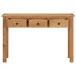 vidaXL Coiffeuse 110x40x75 cm Bois de chêne massif