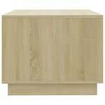 vidaXL Table basse Chêne sonoma 102 5x55x44 cm Bois d'ingénierie