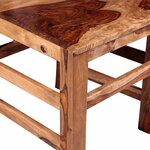 vidaXL Chaises à manger lot de 4 bois massif