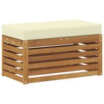 vidaXL Banc de Jardin Bois d'Acacia Massif Naturel