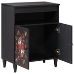 vidaXL Armoires de rangement avec porte Multicolore 60 x 33 5 x 75 cm