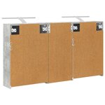 vidaXL Ensemble de Meubles de Salle de Bain 3 Pièces 116 x 16 x 62 5 cm