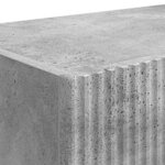 vidaXL Meuble TV mural Béton 60 x 31 x 29.5 cm Bois d'ingénierie