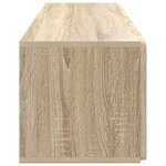 vidaXL Meuble TV mural Chêne Sonoma 98 x 31 x 30 cm Bois d'ingénierie