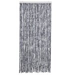vidaXL Moustiquaire Argenté 90x200 cm Chenille