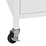 vidaXL Armoire de rangement Blanc 60x35x56 cm Acier