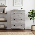 vidaXL Armoire à tiroirs 66 x 34 5 x 90 cm Bois d'ingénierie