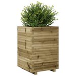 vidaXL Jardinière 50x50x72 cm bois de pin imprégné