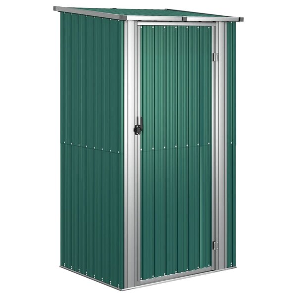 vidaXL Abri de jardin vert 118 5 x 97 x 209 5 cm Acier galvanisé