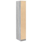 vidaXL Garde-robe sonoma gris 30x50x200 cm bois d'ingénierie