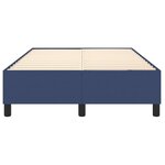 vidaXL Cadre de lit Bleu 120 x 200 cm Tissu