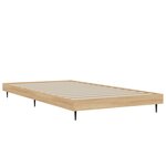 vidaXL Cadre de lit sans matelas chêne sonoma 90x200 cm