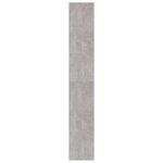 vidaXL Bibliothèque Gris béton 40x30x189 cm Bois d’ingénierie