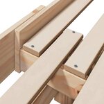vidaXL Lit extensible pour enfants Autre Marron 80 x 130 / 165 / 200 cm