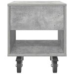 vidaXL Table de chevet 2 Pièces Gris béton 40 5 x 40 x 48 cm